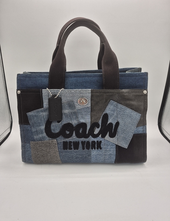 Coach Other - Coach Medium Patchwork Denium Cargo Tote/crossbody Bag